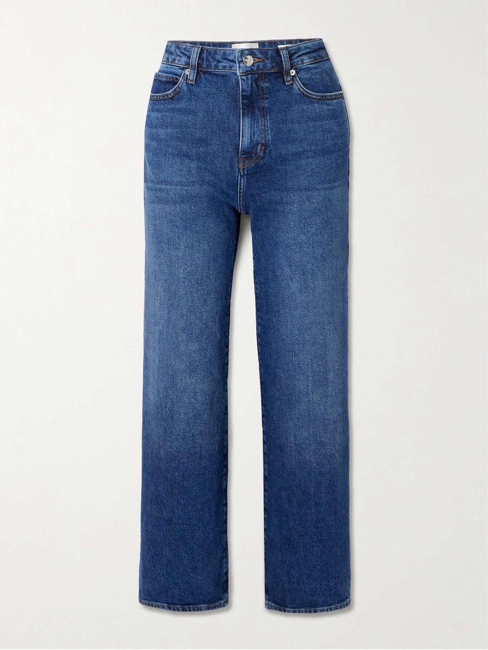 FRAME 'The Wide' Leg Denim Jeans Medium Wash Size 25